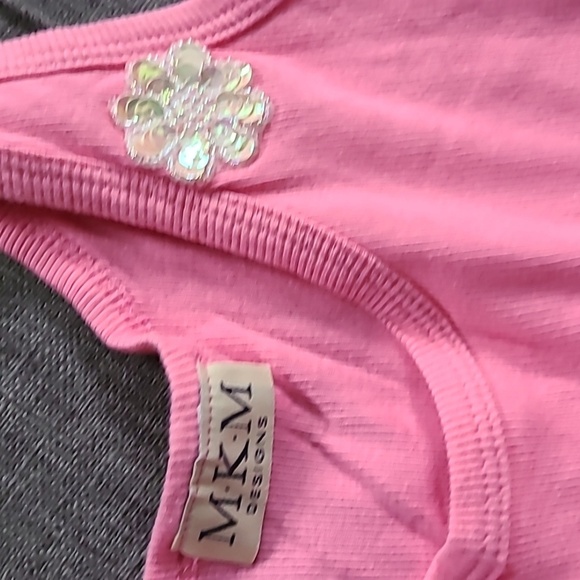 Y2K BUNDLE GAP size‎ small purple shirt -blue tank -pink tank with embellishment - Picture 6 of 8